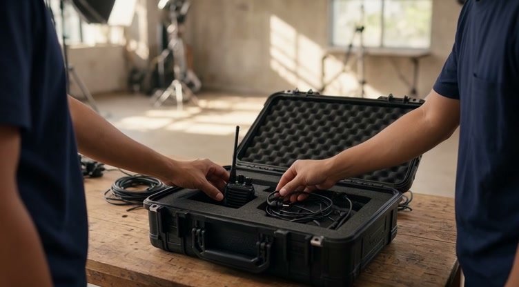 Illustrative radio rental setting