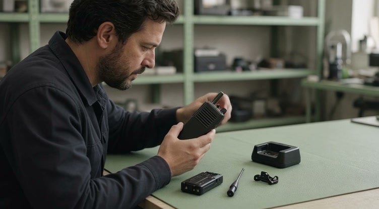 Generated service & repair scene; not a customer photograph