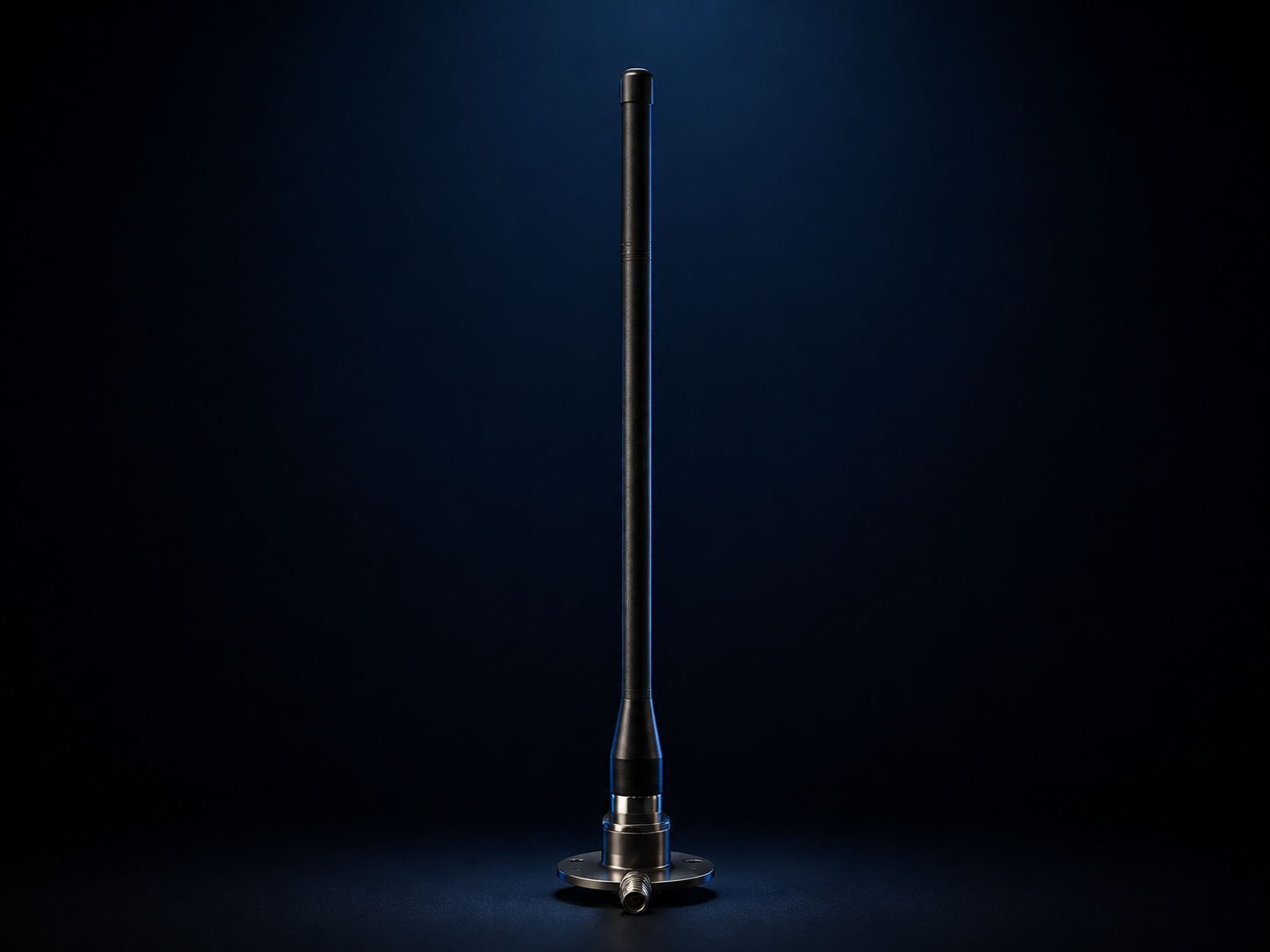 Vertical base-station radio antenna