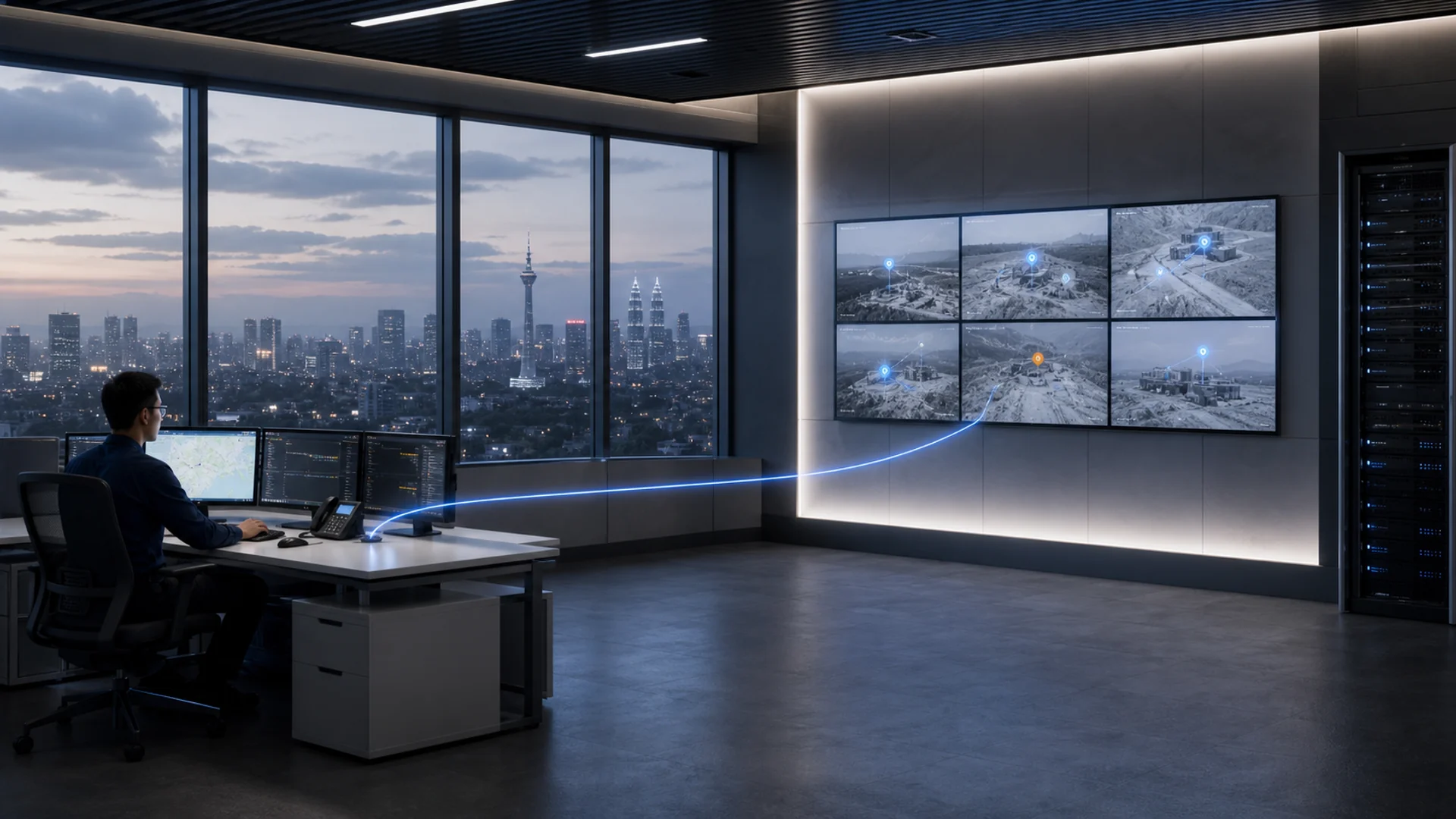 Illustrative network operations environment.