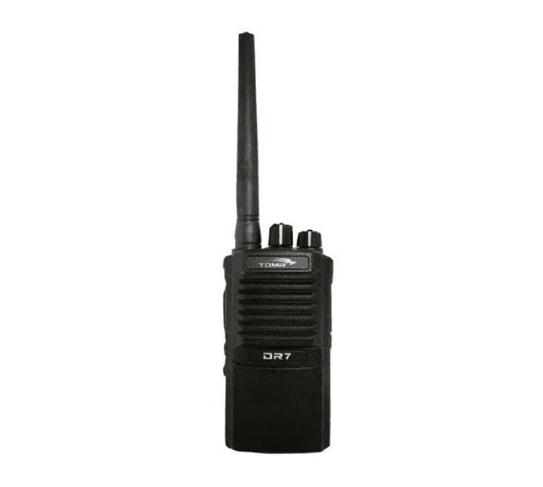 Radio TDMR DR7 berlatar putih