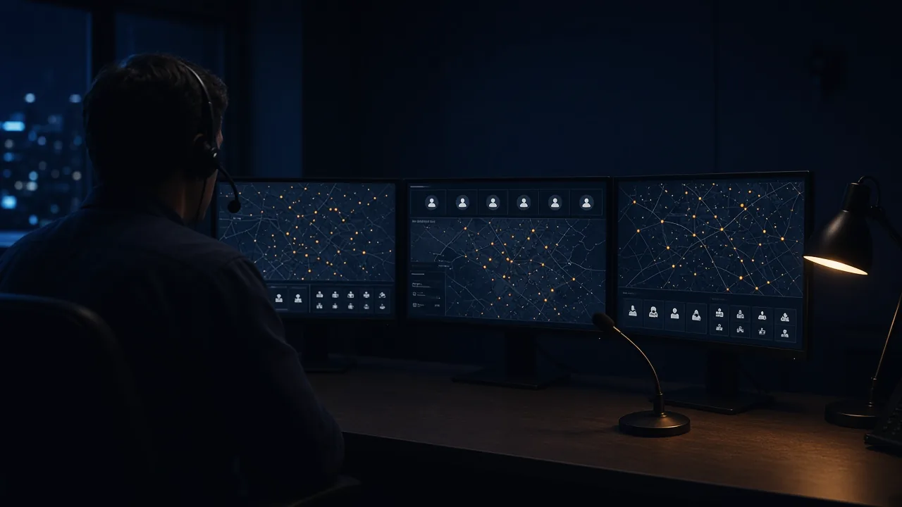 Illustration: dispatcher workstation