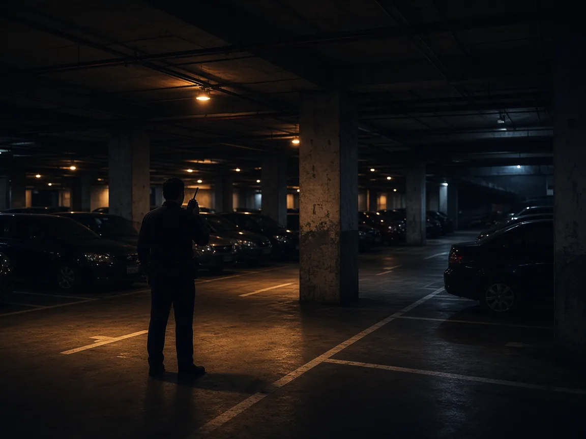 Illustration: basement car park